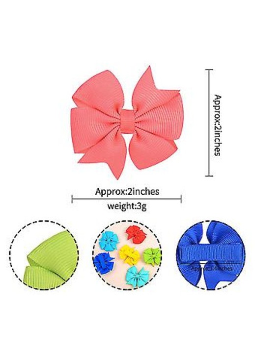 Set 40 agrafe par fundite multicolor 5x5cm