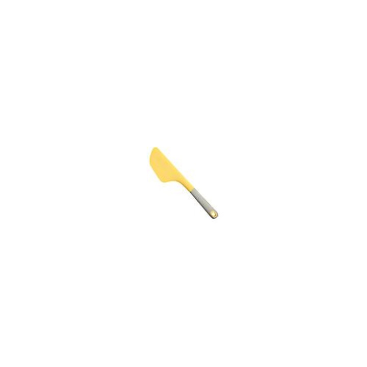 Spatula siliconica mare galbena rezistenta la caldura pentru copt
