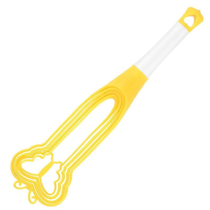Set 2 teluri manuale pliabile multifunctionale galben 304 inox