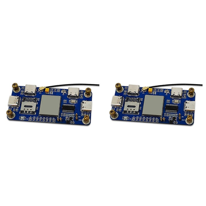 4G HUB bővítőkártya, 2 darab, kék, 4G LTE Cat1, 10x7cm