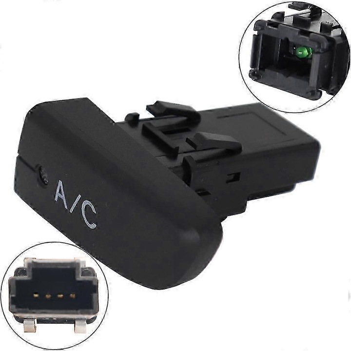 Buton comutator aer conditionat auto 2005-2014 negru 1x