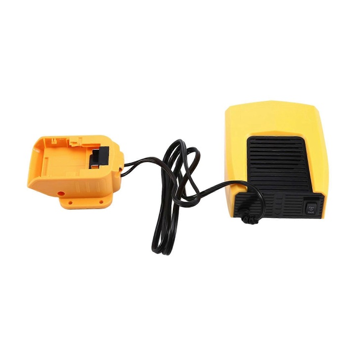 Aeroterma portabila, galben, 20V, 15x10x10cm