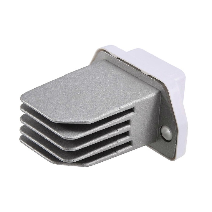 Rezistor aer conditionat auto, argintiu alb, metal plastic