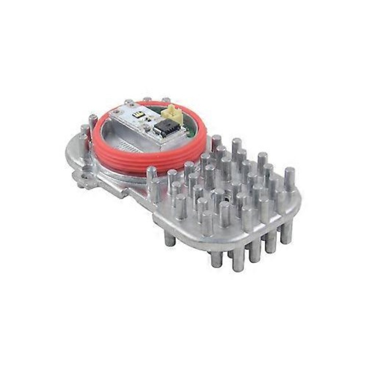Set 2 module LED control faruri, argintiu, metalic