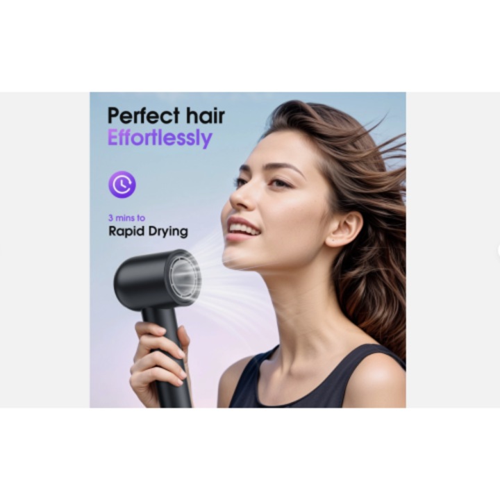Hajszárító 1500W gyors ionos, fehér