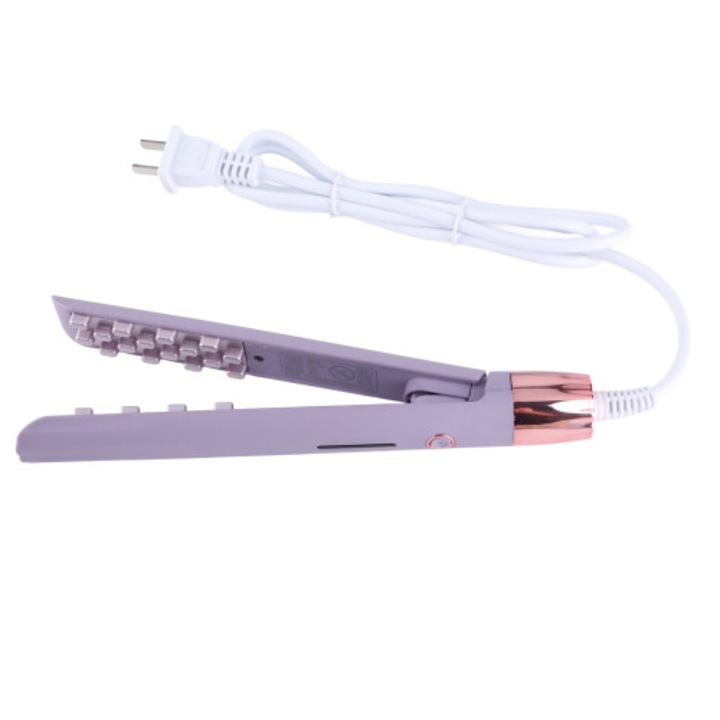Мини преса за коса, виолетова, 220V, бърз обем