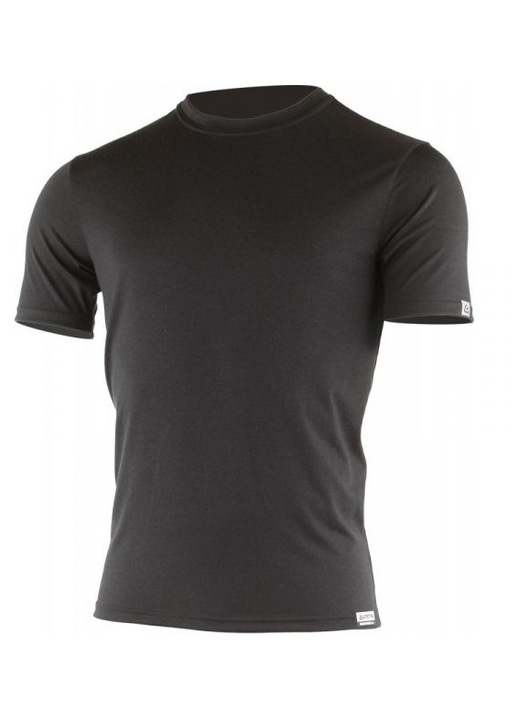Tricou barbatesc Lasting, 100% merino, negru, M INTL