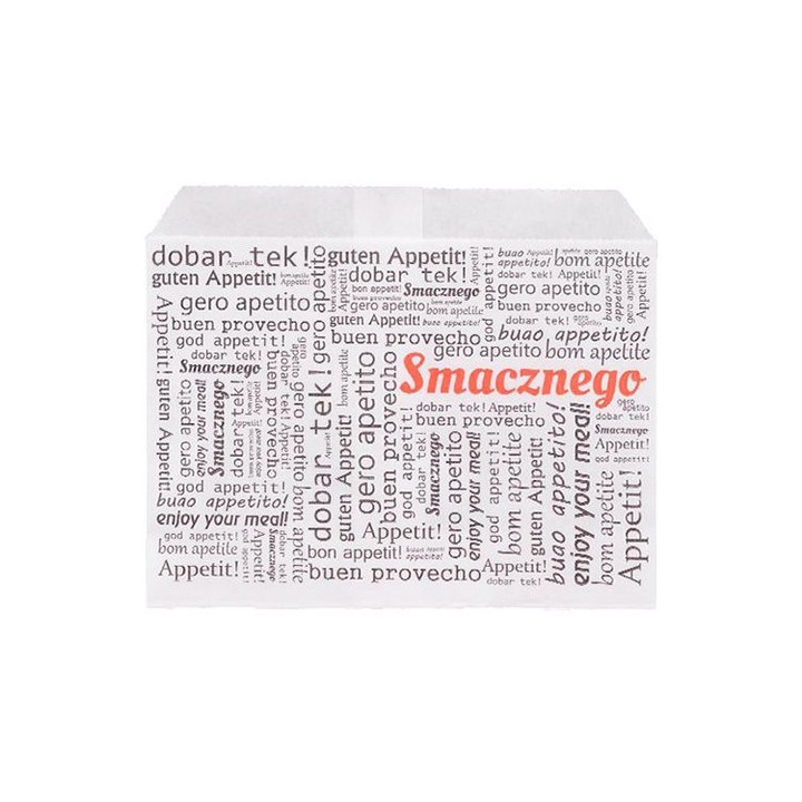 BIOPACK papírtasak, fehér, 140x100mm, 200 db-os szett
