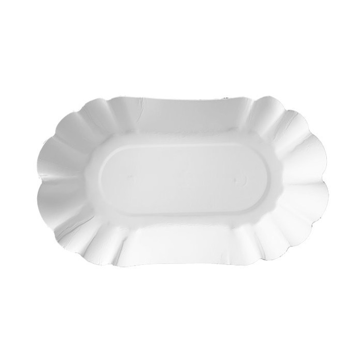 Tava hartie BIOPACK muschela alba 12x18cm 250 buc