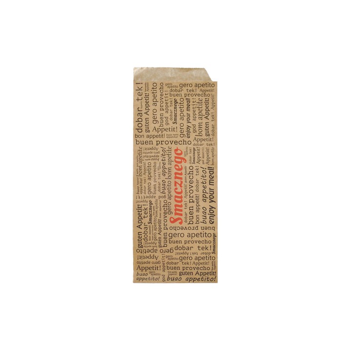 BIOPACK papírtasak 215x87mm szürke, 200 db-os szett