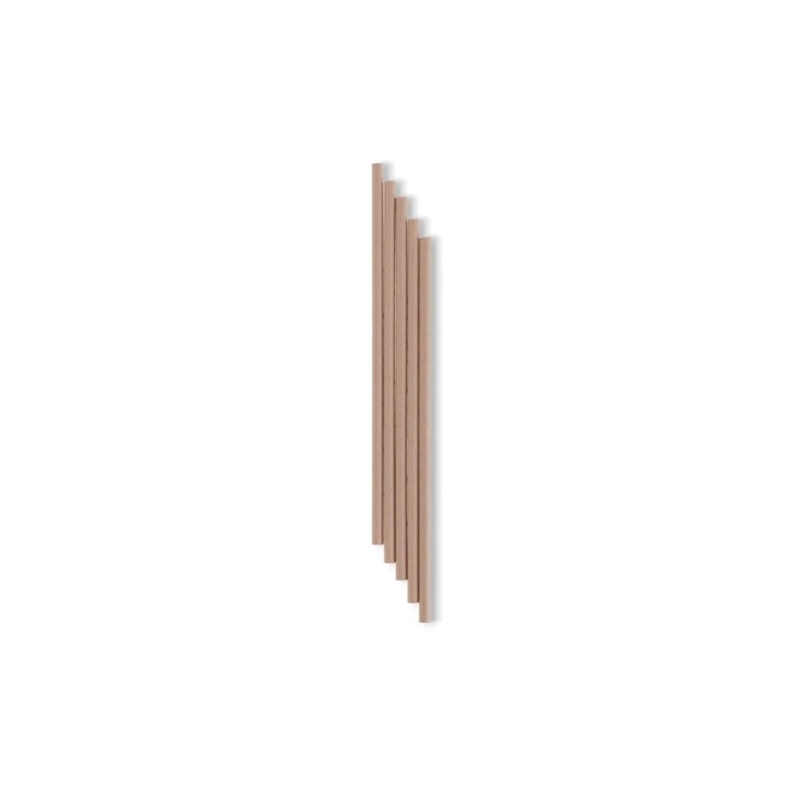 Biopack papír szívószál 14x0.8cm barna kraft 250db