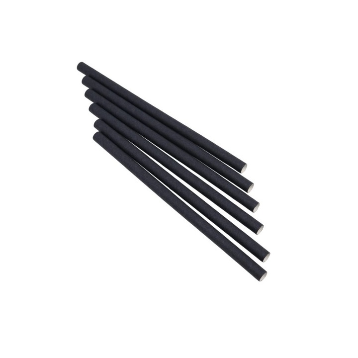 Paie de hartie BioPaper negre 7mmx15cm 250 buc