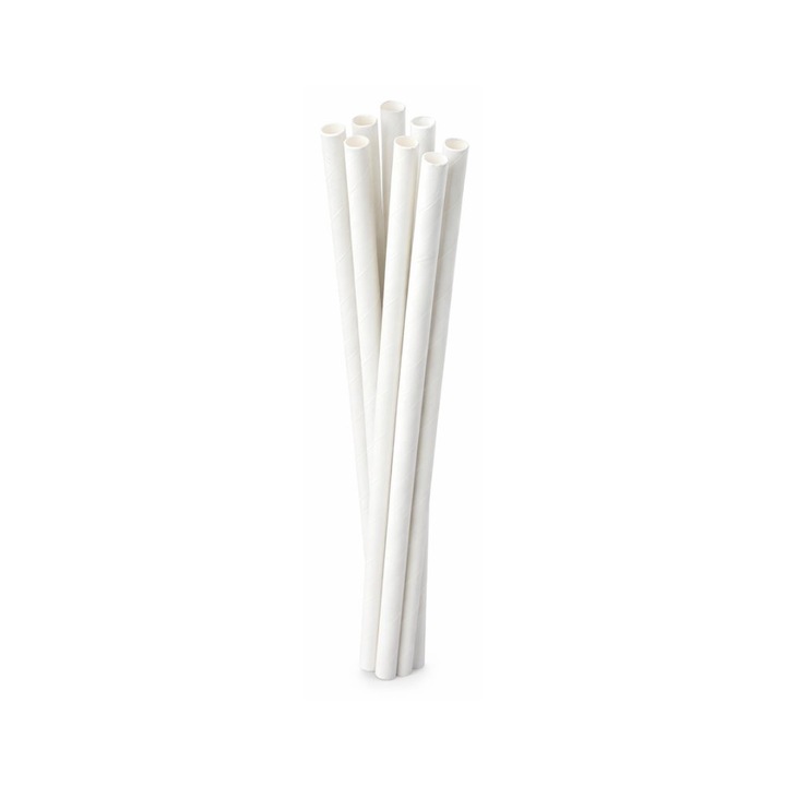Paie din hartie BioPaper alb 6mmx20cm 250buc