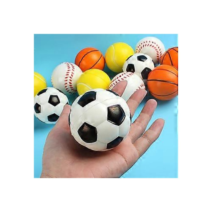 12 db tenisz hablabda szett, többszínű, 6cm