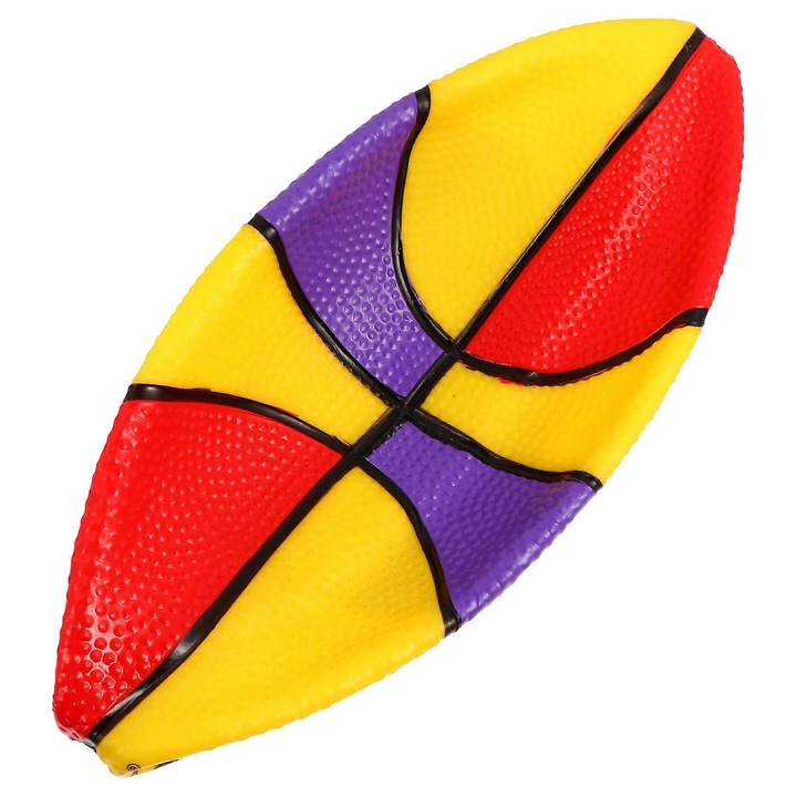 Gyermek kosárlabda, PVC, tartós, 21x21x21cm, többszínű