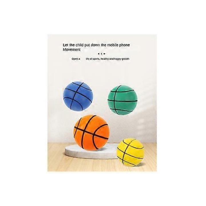 Minge baschet interior silenta albastra 5-10 ani 1 set