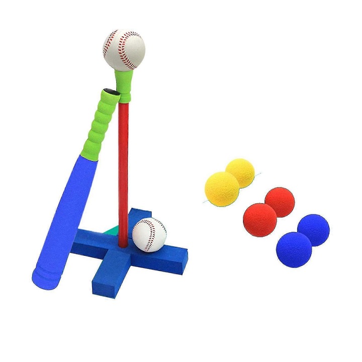 Gyermek baseball szett, többszínű, 53x35x3cm és 42x35x3cm