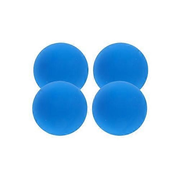Set mingi antrenament squash cauciuc albastru 6x6x6cm 4 buc