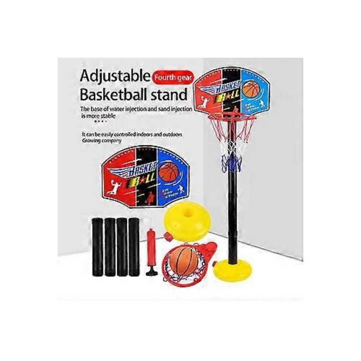 Gyermek kosárlabda palánk, sport szett, színes, 110cm