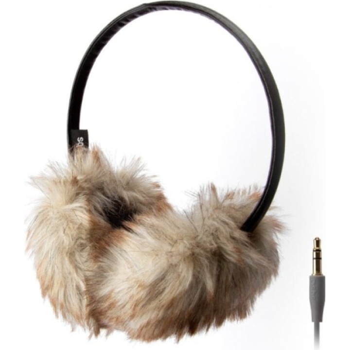 Casti cu fir SBS Handsfree Stereo, microfon incorporat, jack 3.5mm, negru