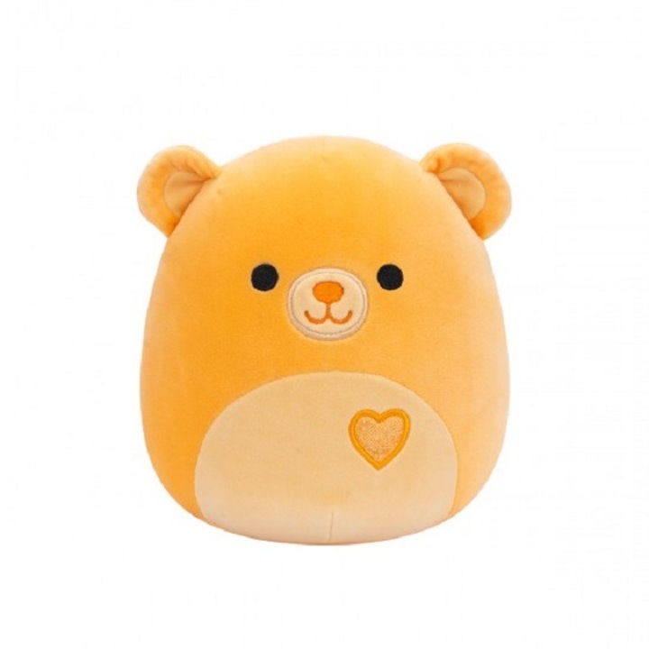 Puha játék 13 cm, sárga maci - Chamberlain, Squishmallows