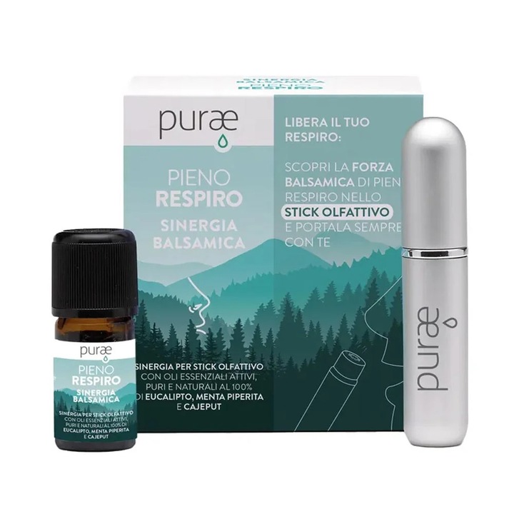 Balsamos spray a könnyed légzésért, Purae, alkoholmentes, 150ml