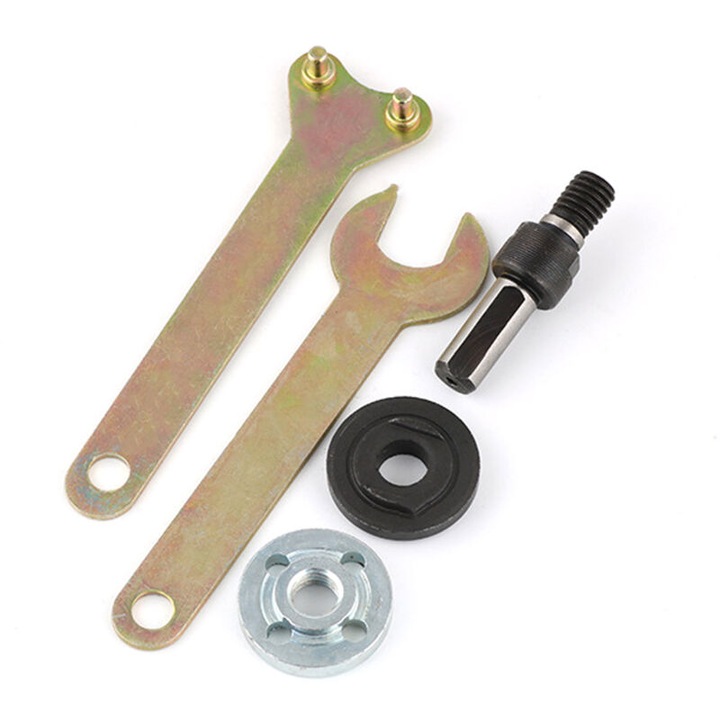 Adapter készlet fúrógéphez, 6mm és 10mm, fém és műanyag, 150x100x100mm