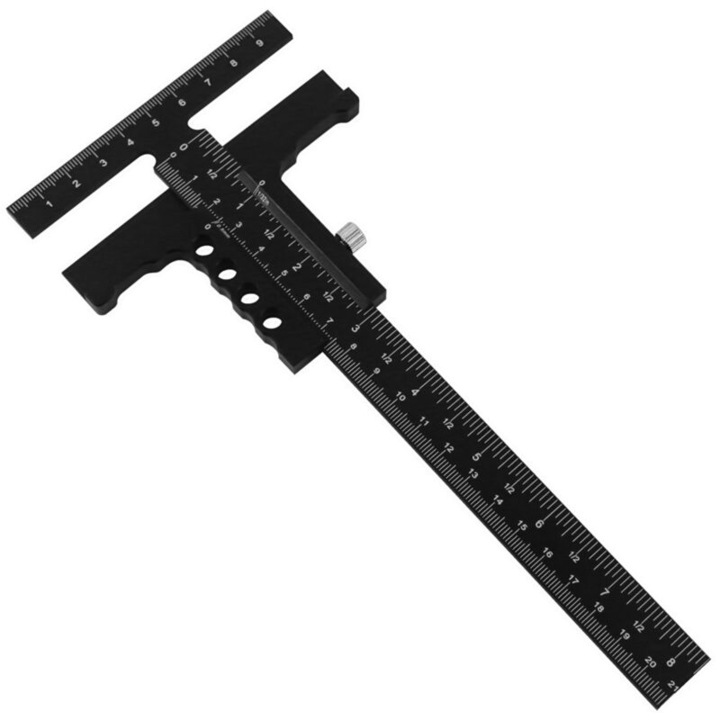Instrument marcare tamplarie aluminiu negru 229x90mm