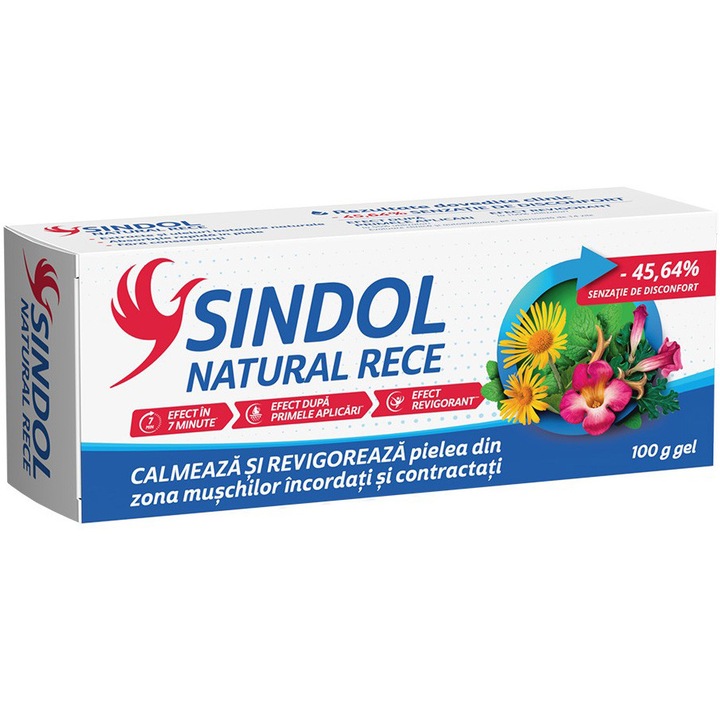 Gel Emulsionant Sindol Natural Rece, Fiterman Pharma, 100g
