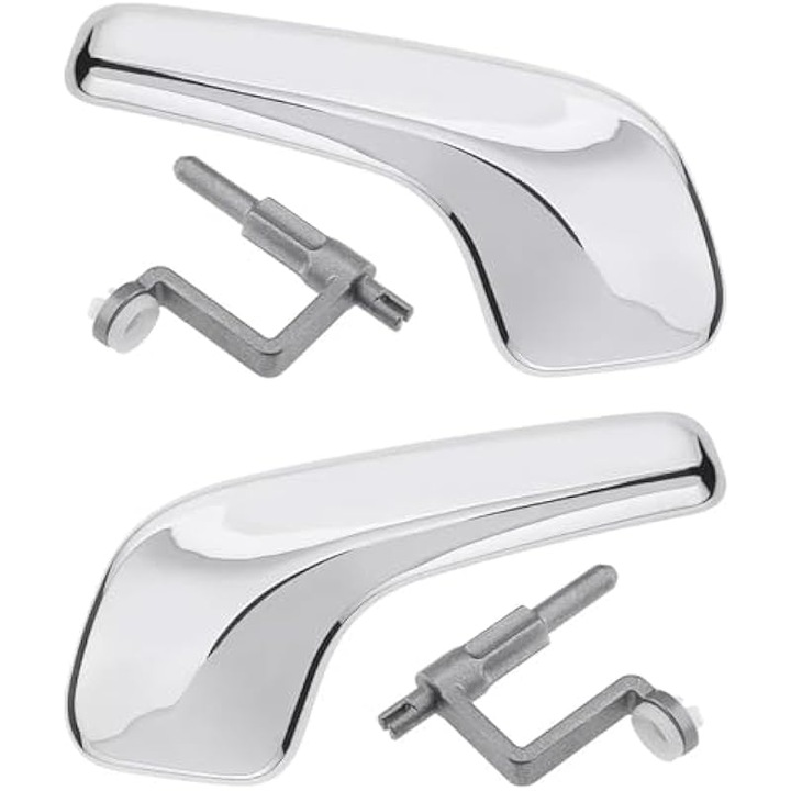 Autó belső ajtókilincs készlet, krómozott ABS, 13297813, 13297814, Opel Corsa D 2006-2016, Corsa VAN, Corsa MK III, króm, univerzális