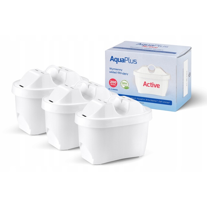 AquaPlus szűrőbetétek, 3 db