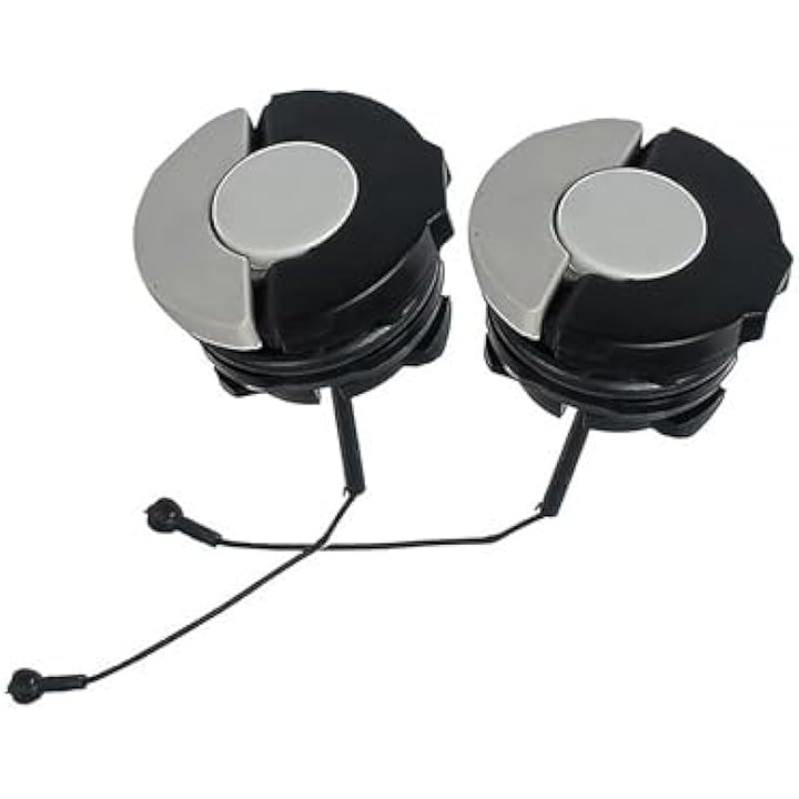 Set capac rezervor combustibil si ulei pentru drujba, OEM, compatibil modele Stihl, plastic, universal