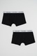 CALVIN KLEIN, Set de boxeri cu banda logo in talie - 2 Perechi, Negru, 128-140 CM