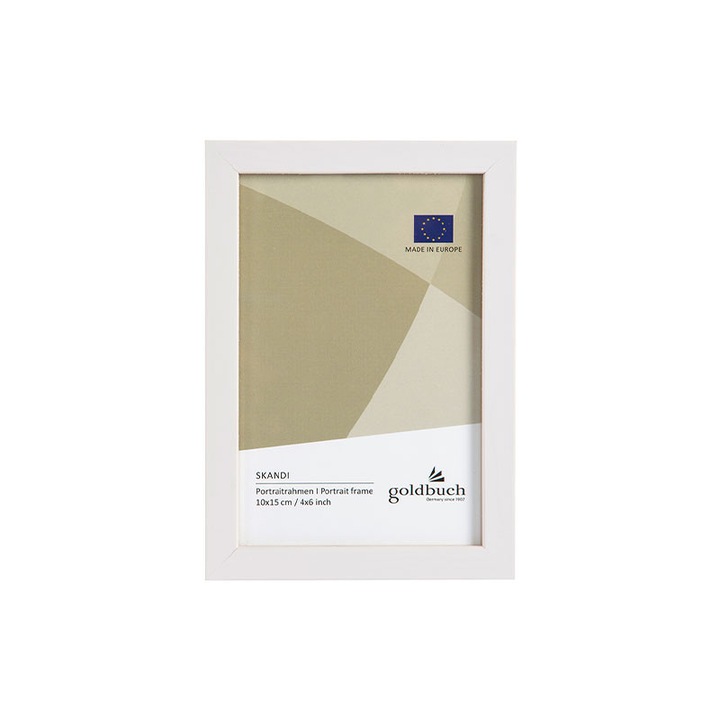 Goldbuch képkeret, fa, 10 x 15 cm, fehér
