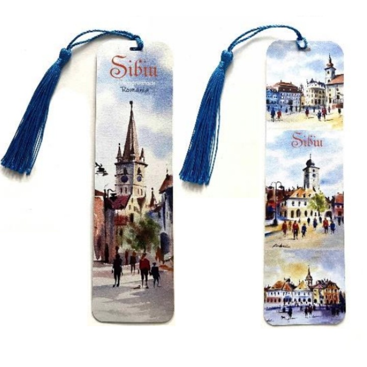Semn de carte - Transilvania Ilustrata - Sibiu 1, Carton