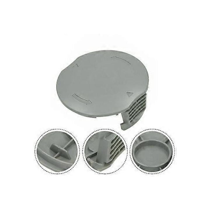 Capac bobina ABS pentru masina de tuns iarba 35.4x82.1mm, set 1 buc