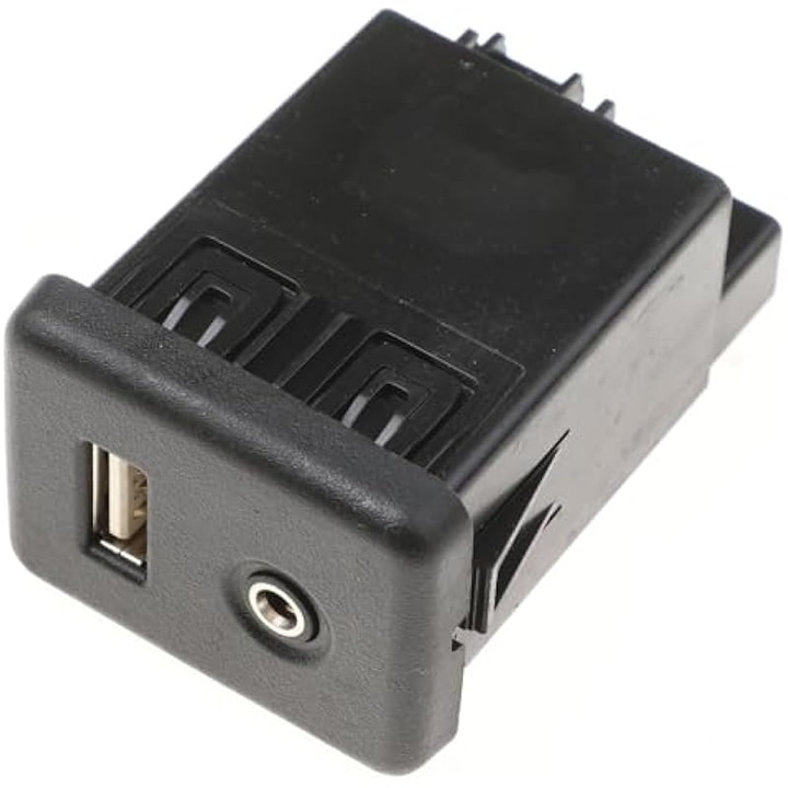 USB autós aljzat 6 tűs, Opel Insignia A Astra K Chevrolet Silverado helyettesítő, fekete