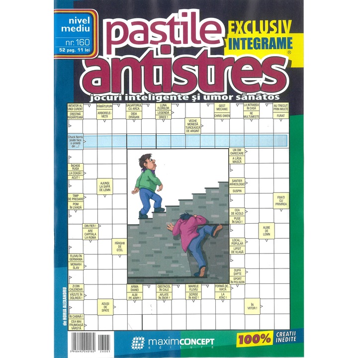 Integrame Pastile antistres 160 - nivel mediu, editura Maxim