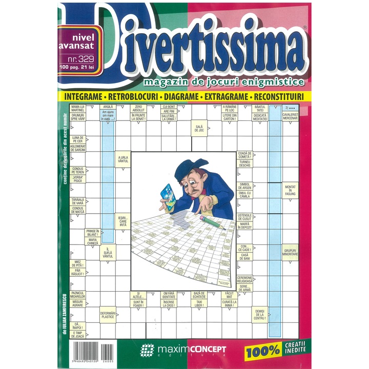 Integrame divertissima 329 - nivel avansat, editura Maxim
