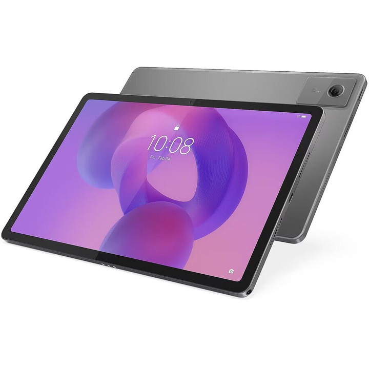 Tableta Lenovo Idea Tab TB336FU, Procesor MediaTek Dimensity 6300, Ecran IPS 2.5K 11", 8GB RAM, 128GB Flash, 8MP, Wi-Fi, Bluetooth, Android + Lenovo® Tab Pen si Lenovo Folio Keyboard, Gri