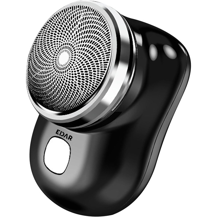 Aparat de Ras EDAR Electric, Mini Aparat Performant, Rezistent la Apa, USB Inclus, Fast Charge, 68g, Negru
