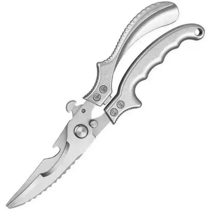 Foarfeca bucatarie, otel inoxidabil, ergonomic, 1 bucata