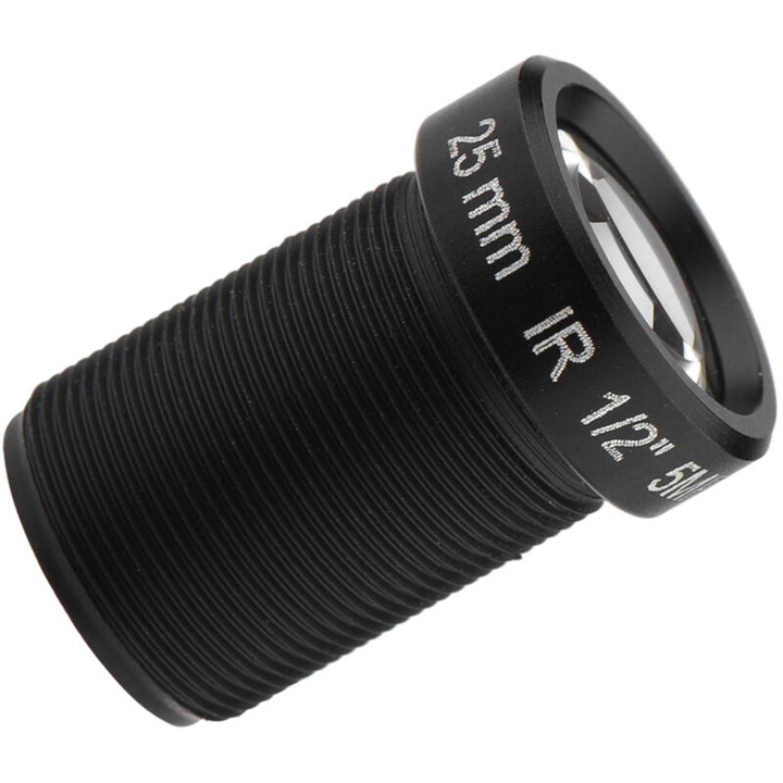 Обектив за камера за наблюдение 25mm 5MP IR монтаж M12x0.5