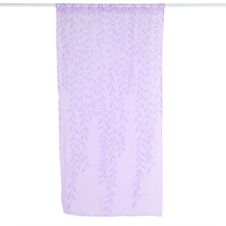 Áttetsző függöny, 200x100cm, többszínű, poliészter, modern design