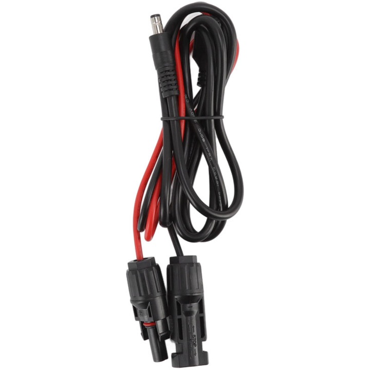 Cablu prelungitor solar 16AWG 1.5m cu conector DC 5.5mm, cupru, rezistent la caldura