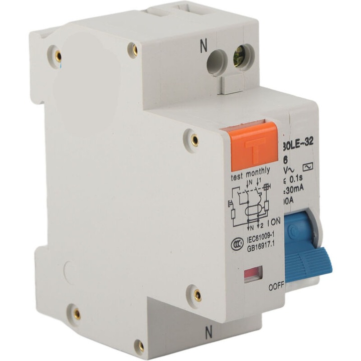 Siguranta electrica 1P 16A 220V protectie scurtcircuit si suprasarcina