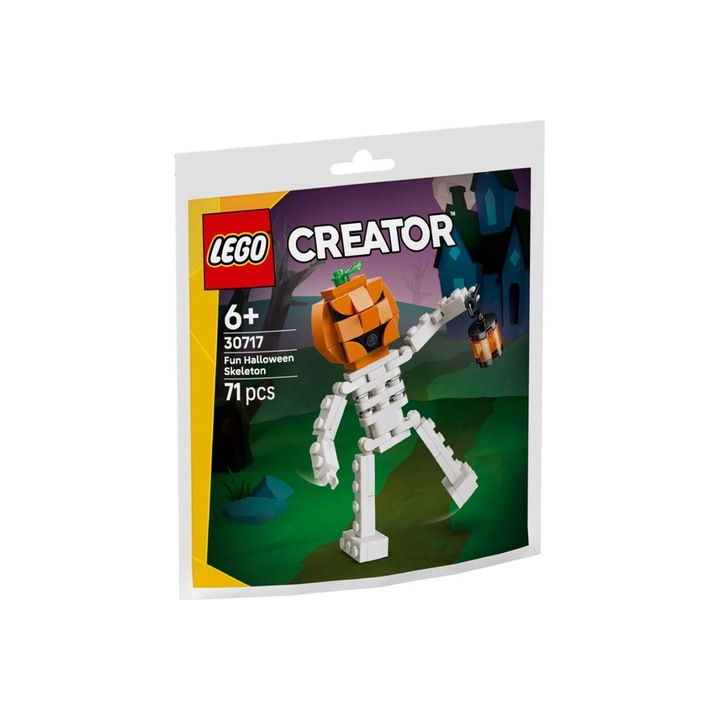 LEGO® Creator Schelet Amuzant de Halloween 30717, 71 de piese