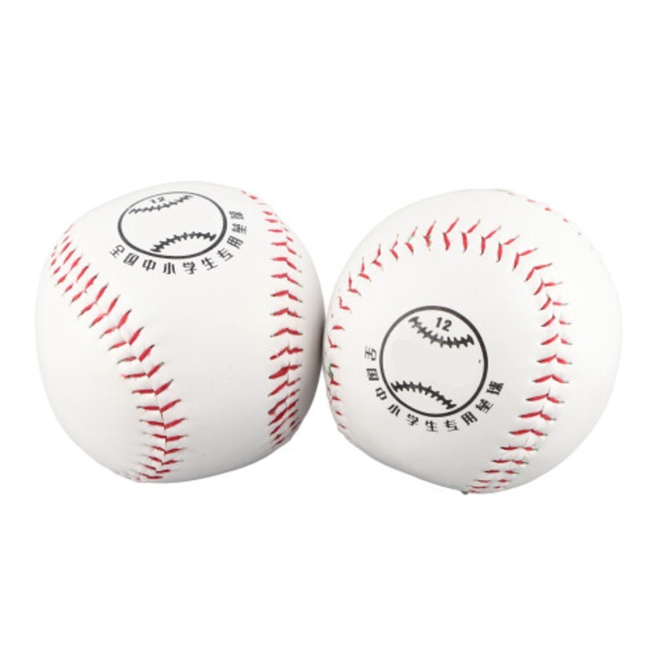 2 db softball labda szett, 30 cm, PU, fűrészporral töltött, kopásálló