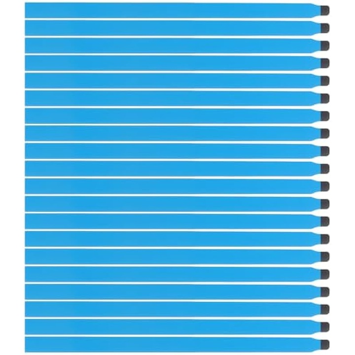 Kétoldalas ragasztószalag laptop képernyőhöz, 220mm, kék, 20 db-os szett