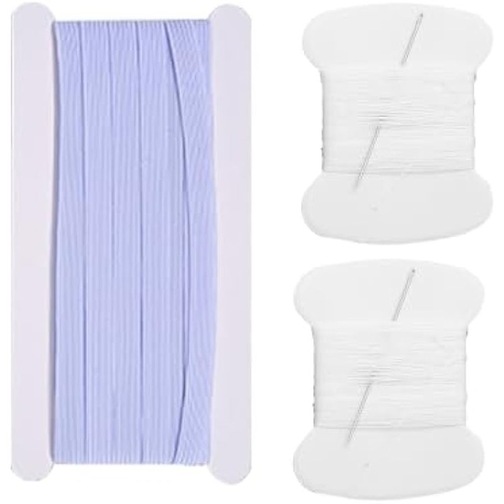 Rugalmas lapos gumi 6mm 10m lila varráshoz